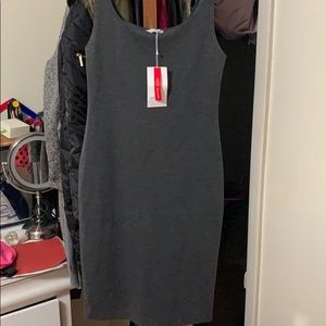 ZARA Trafaluc Grey Bodycon Dress